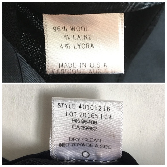 Theory Wool Straight Dress Pants Black Size 4 - Picture 7 of 16